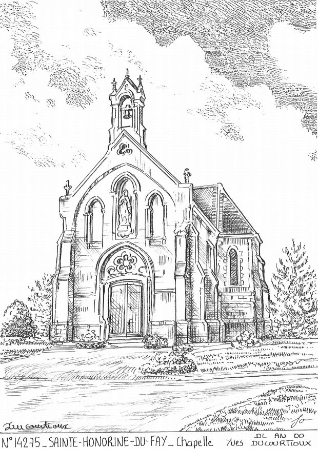 N 14275 - STE HONORINE DU FAY - chapelle