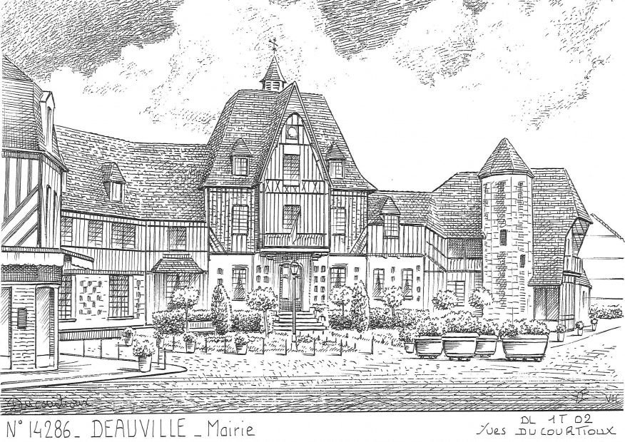 N 14286 - DEAUVILLE - mairie