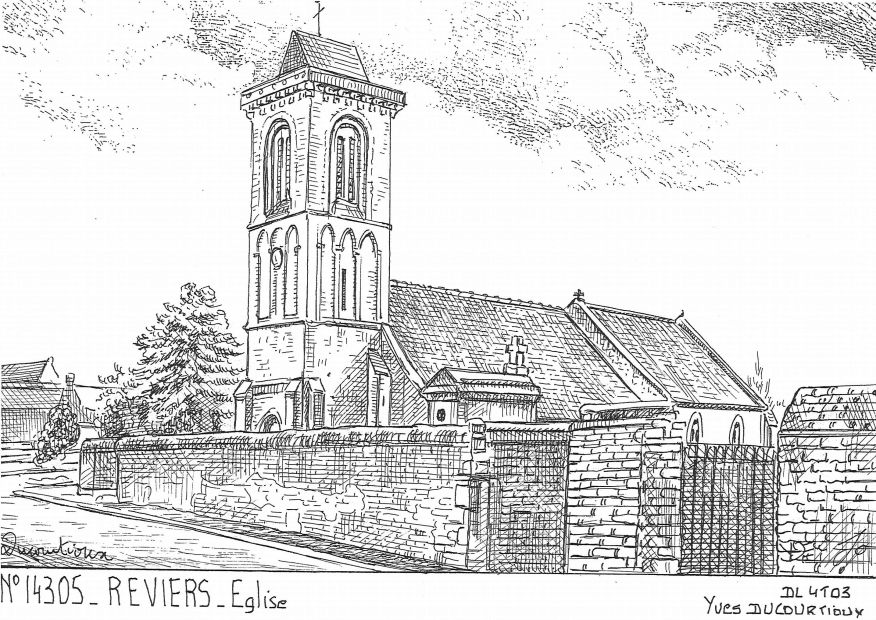 N 14305 - REVIERS - �glise