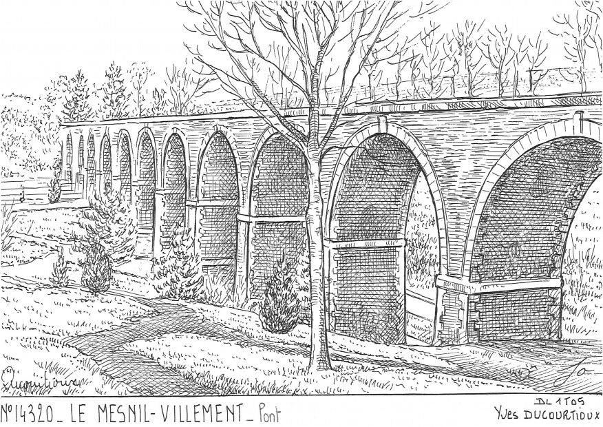 N 14320 - LE MESNIL VILLEMENT - pont