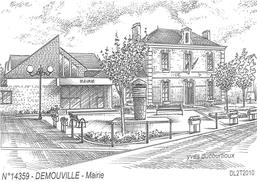 N 14359 - DEMOUVILLE - mairie