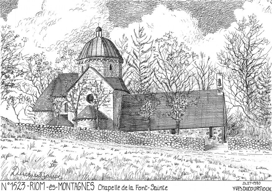 N 15023 - RIOM ES MONTAGNES - chapelle de la font sainte