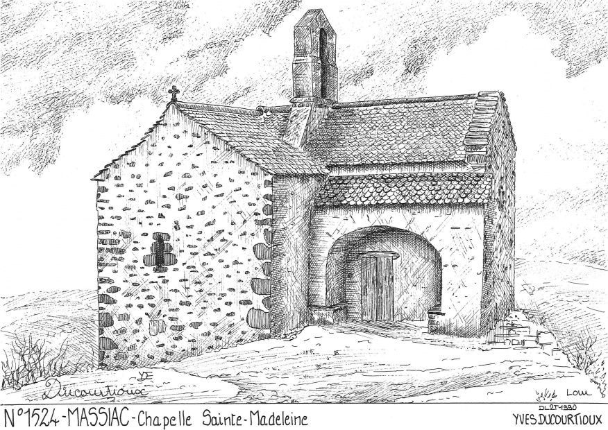 N 15024 - MASSIAC - chapelle ste madeleine