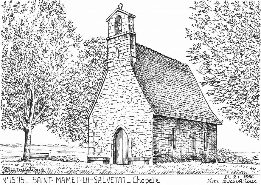 N 15115 - ST MAMET LA SALVETAT - chapelle