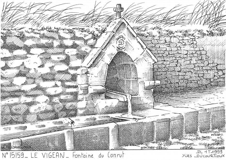 N 15159 - LE VIGEAN - fontaine du conrut
