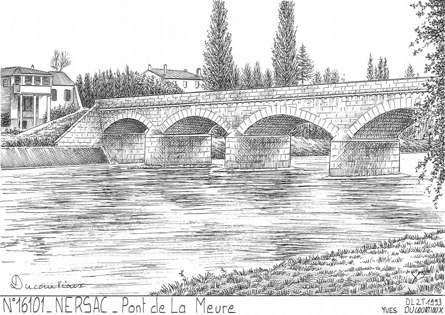 N 16101 - NERSAC - pont de la meure