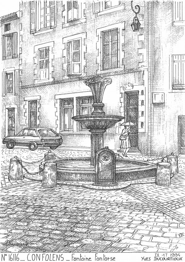 N 16116 - CONFOLENS - fontaine fontorse
