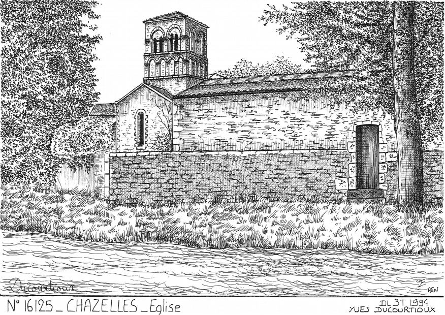 N 16125 - CHAZELLES - �glise