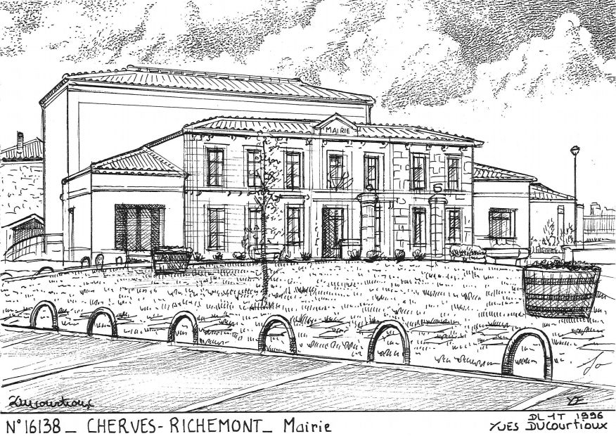 N 16138 - CHERVES RICHEMONT - mairie