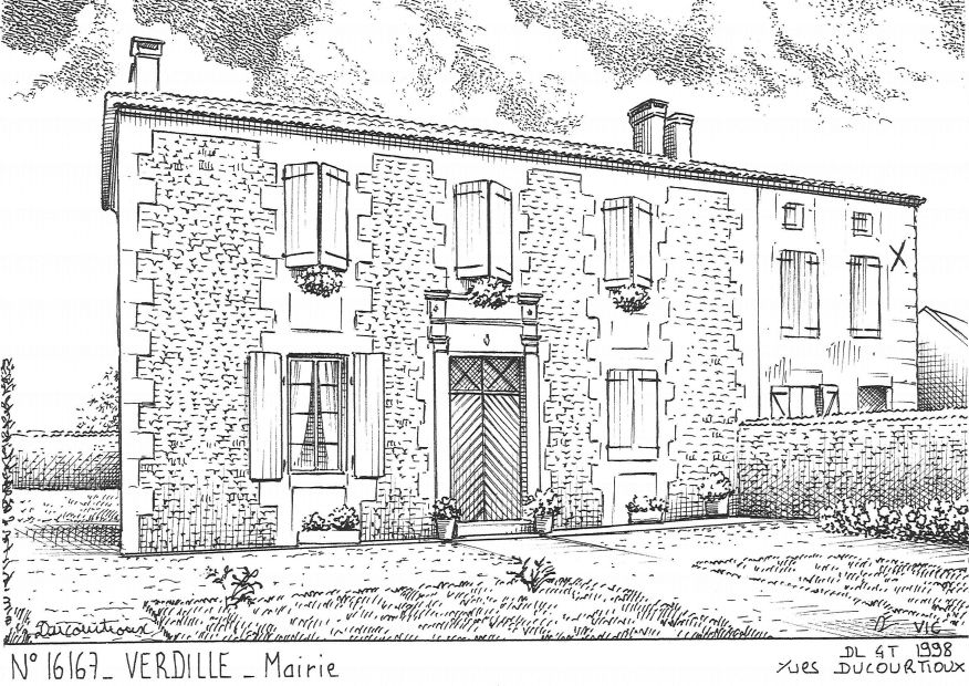 N 16167 - VERDILLE - mairie
