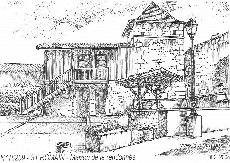N 16259 - ST ROMAIN - maison de la randonn�e