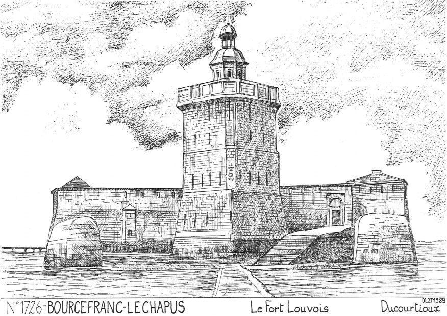 N 17026 - BOURCEFRANC LE CHAPUS - le fort louvois