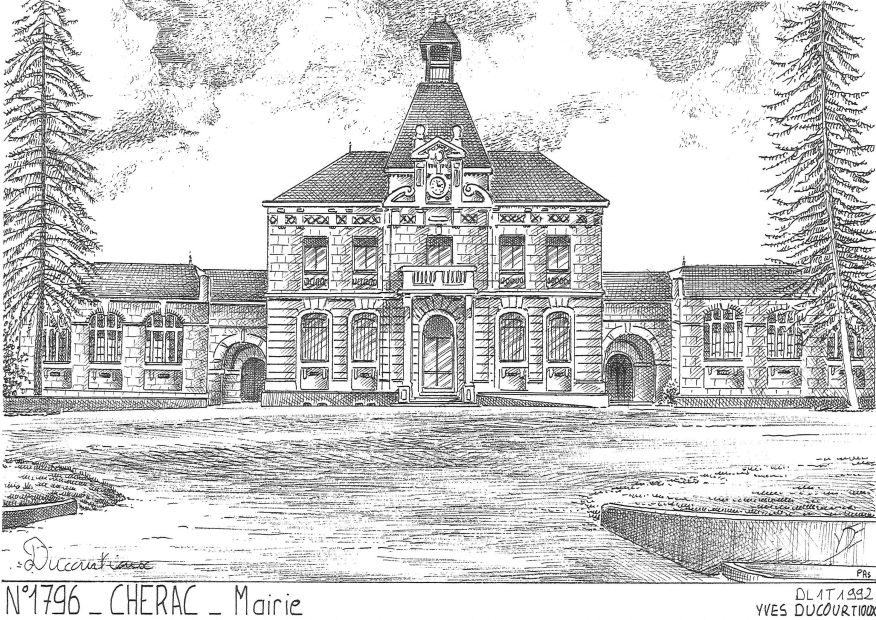 N 17096 - CHERAC - mairie
