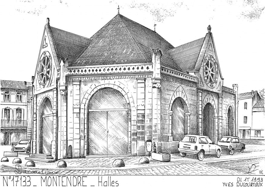 N 17133 - MONTENDRE - halles