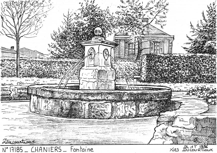 N 17185 - CHANIERS - fontaine