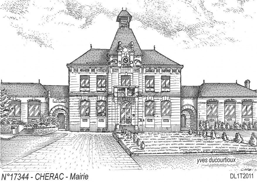 N 17344 - CHERAC - mairie
