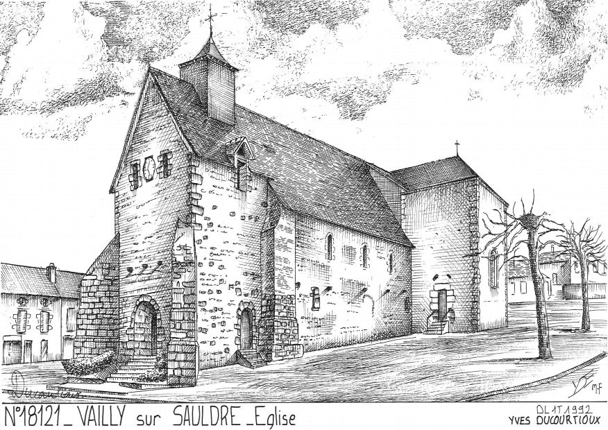 N 18121 - VAILLY SUR SAULDRE - �glise