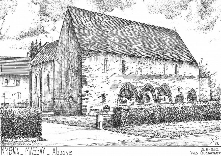 N 18144 - MASSAY - abbaye