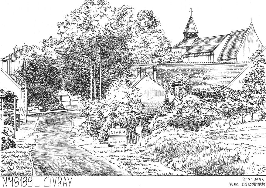 N 18189 - CIVRAY - vue