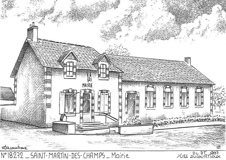 N 18272 - ST MARTIN DES CHAMPS - mairie