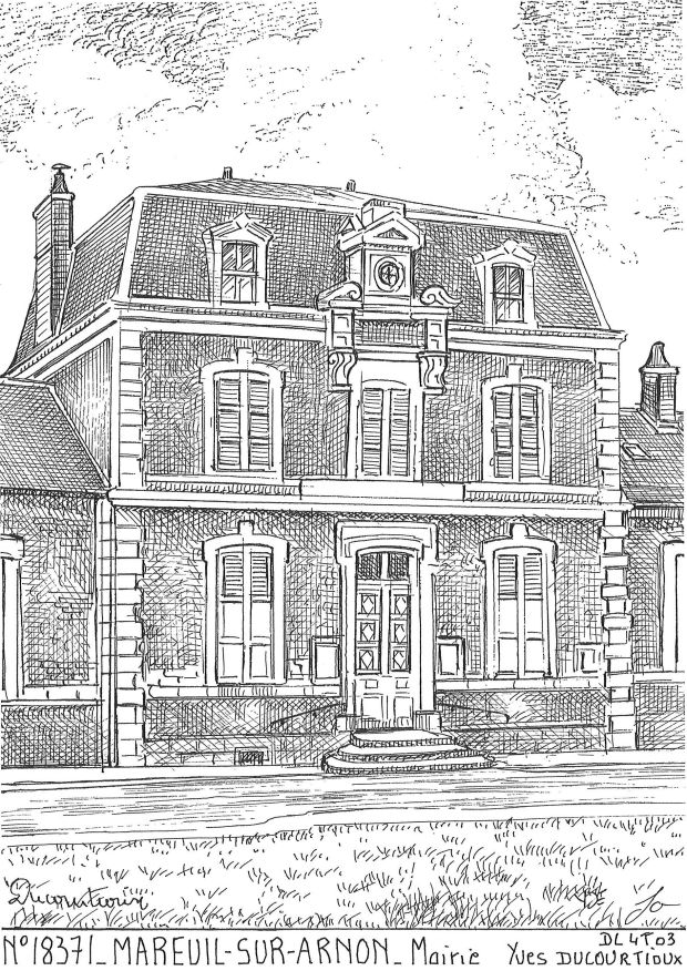 N 18371 - MAREUIL SUR ARNON - mairie