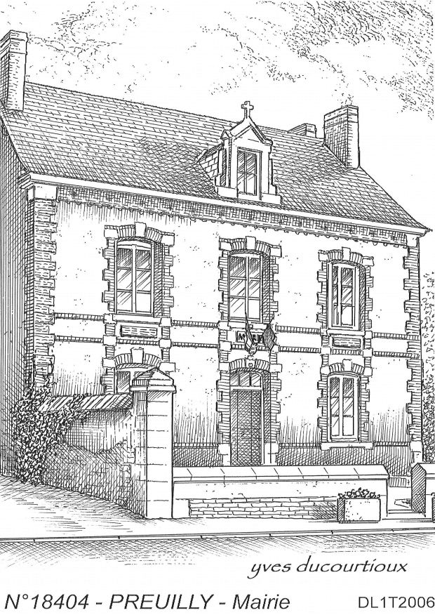 N 18404 - PREUILLY - mairie