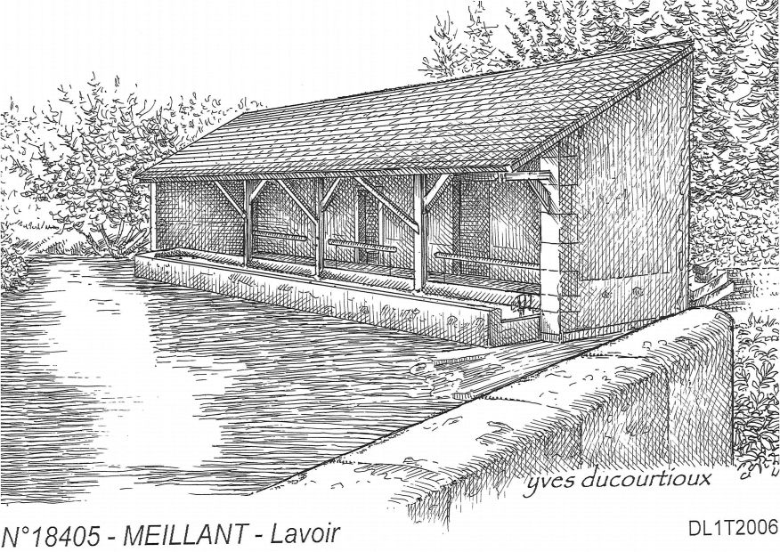 N 18405 - MEILLANT - lavoir