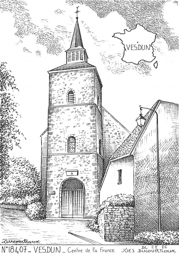 N 18407 - VESDUN - centre de la france
