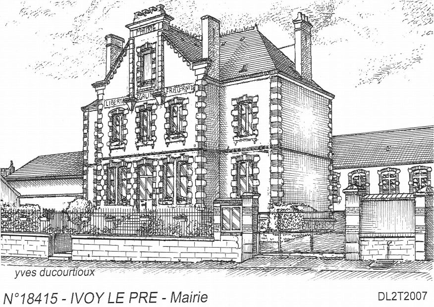 N 18415 - IVOY LE PRE - mairie