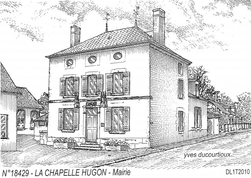 N 18429 - LA CHAPELLE HUGON - mairie