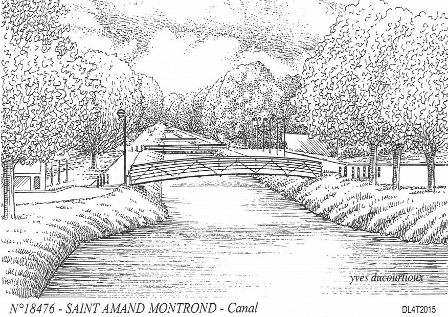N 18476 - ST AMAND MONTROND - canal