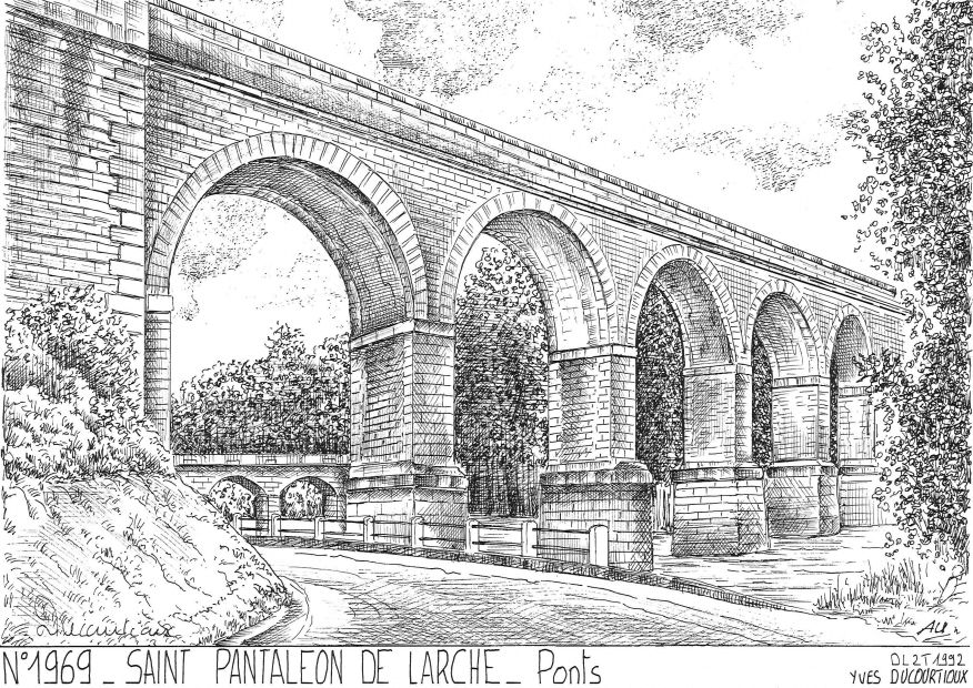 N 19069 - ST PANTALEON DE LARCHE - ponts