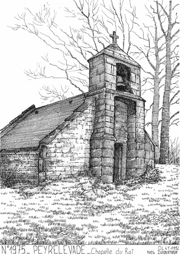 N 19075 - PEYRELEVADE - chapelle du rat