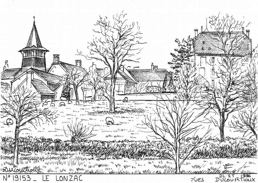 N 19153 - LE LONZAC - vue