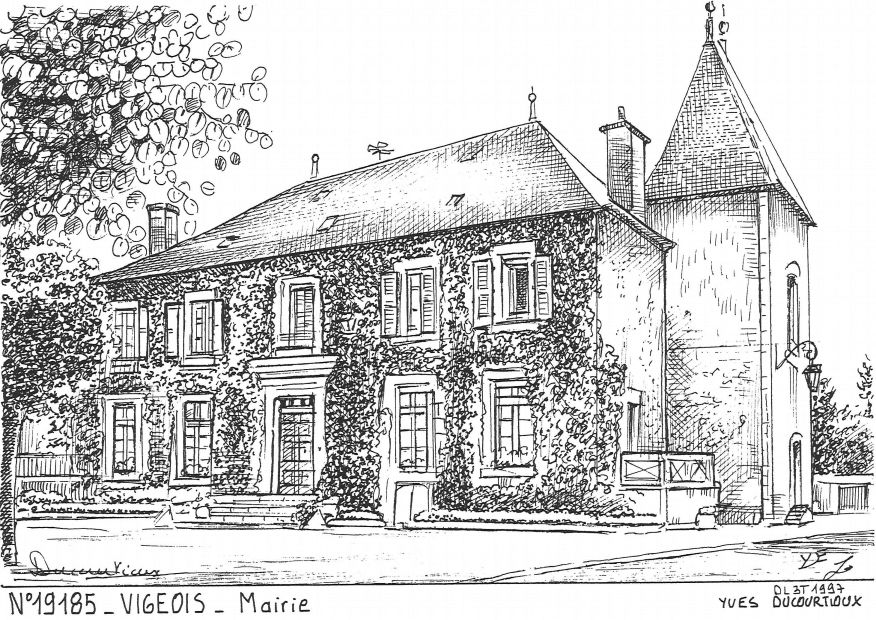 N 19185 - VIGEOIS - mairie