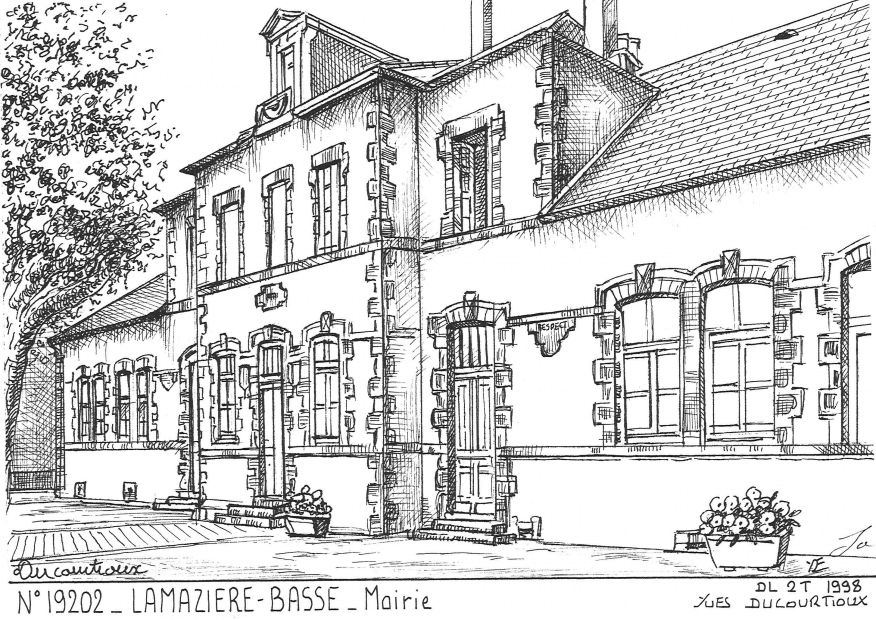 N 19202 - LAMAZIERE BASSE - mairie