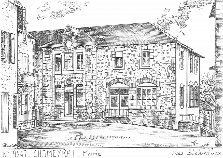 N 19247 - CHAMEYRAT - mairie