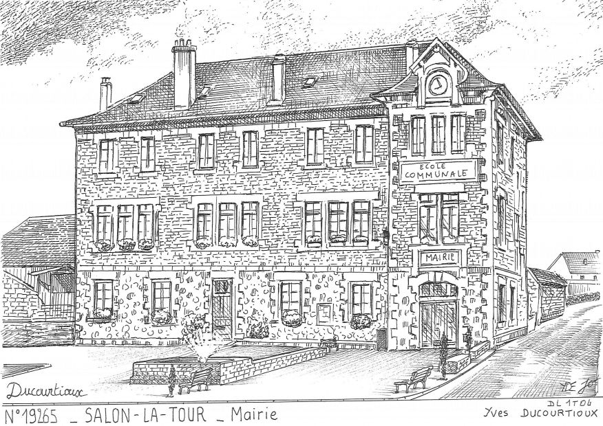 N 19265 - SALON LA TOUR - mairie
