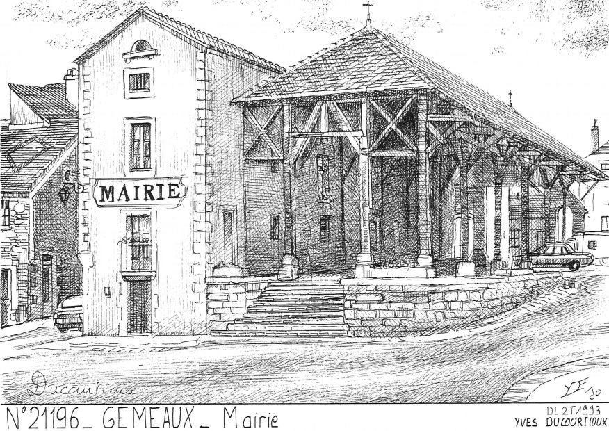 N 21196 - GEMEAUX - mairie