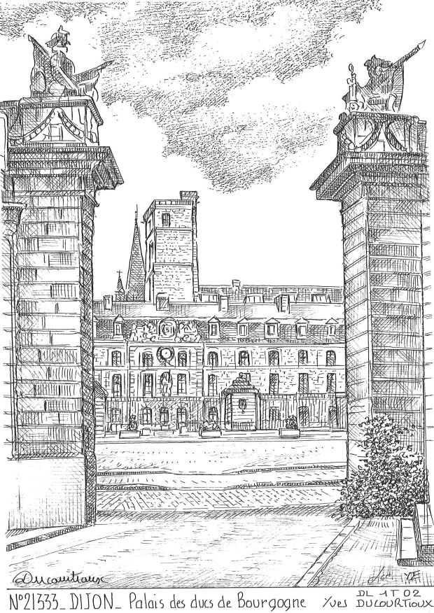 N 21333 - DIJON - palais des ducs de bourgogne