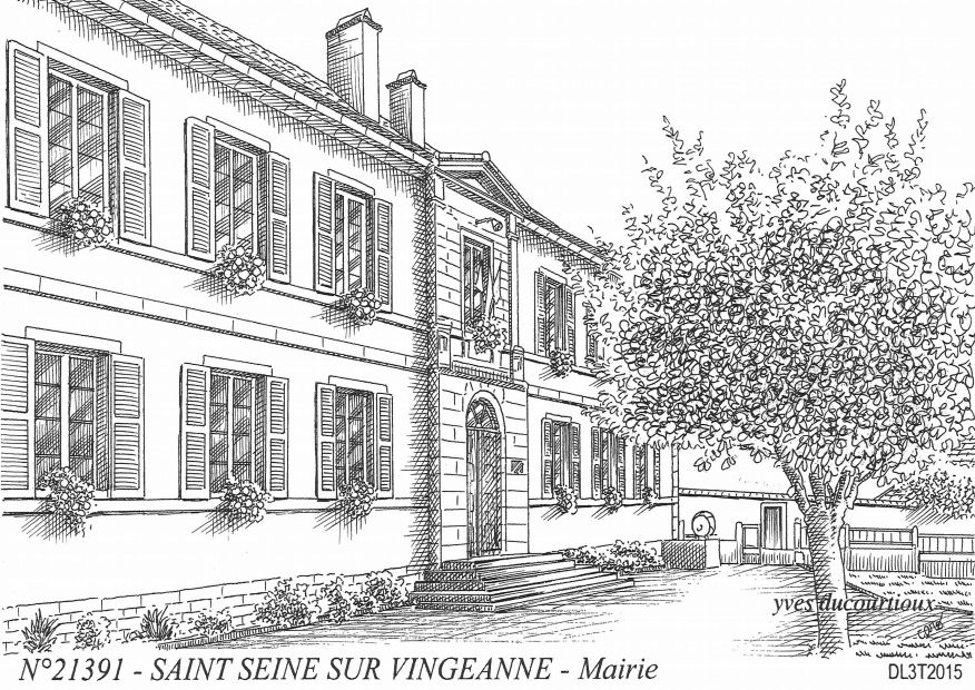 N 21391 - ST SEINE SUR VINGEANNE - mairie