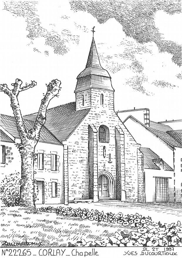 N 22265 - CORLAY - chapelle