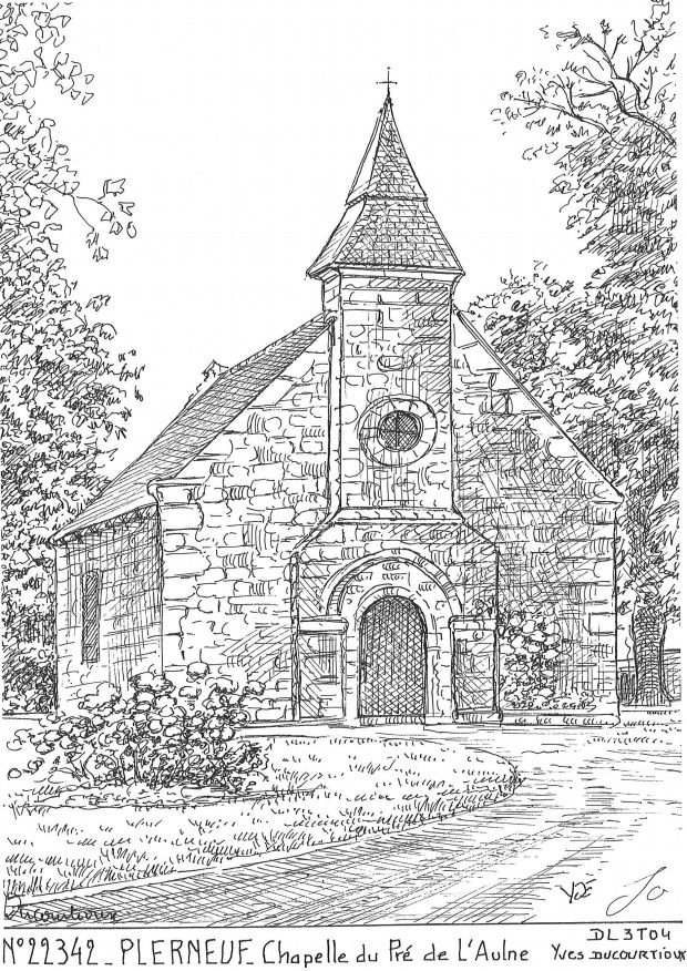 N 22342 - PLERNEUF - chapelle du pr� de l aulne