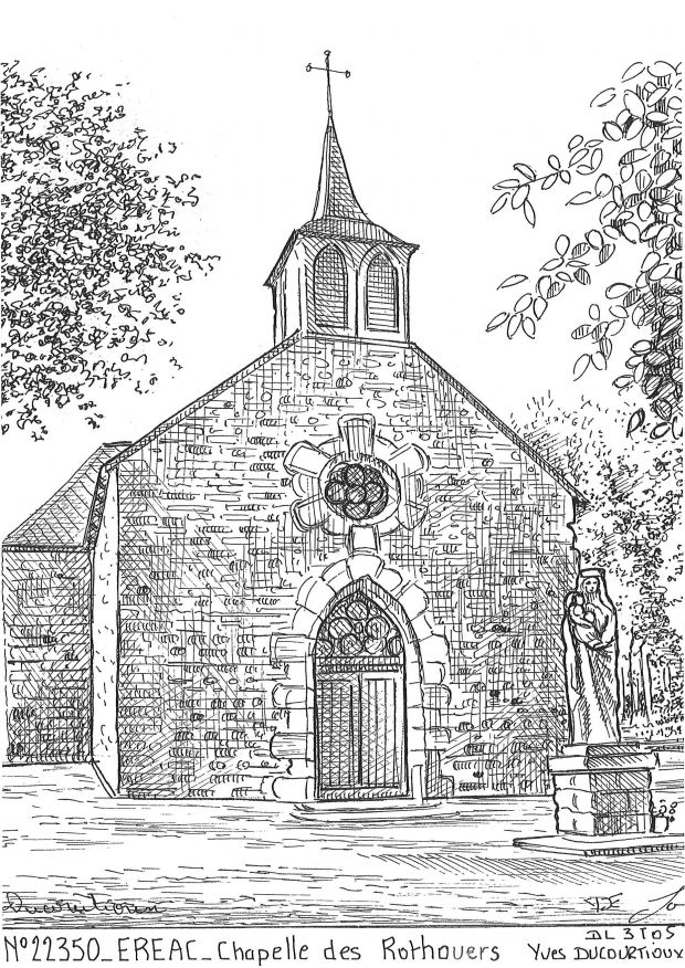 N 22350 - EREAC - chapelle des rothouers
