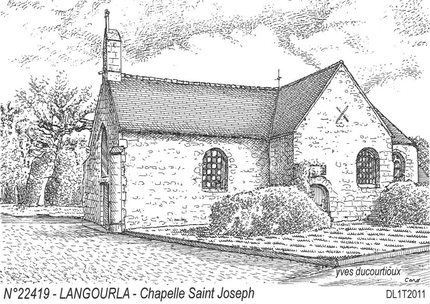 N 22419 - LANGOURLA - chapelle st joseph