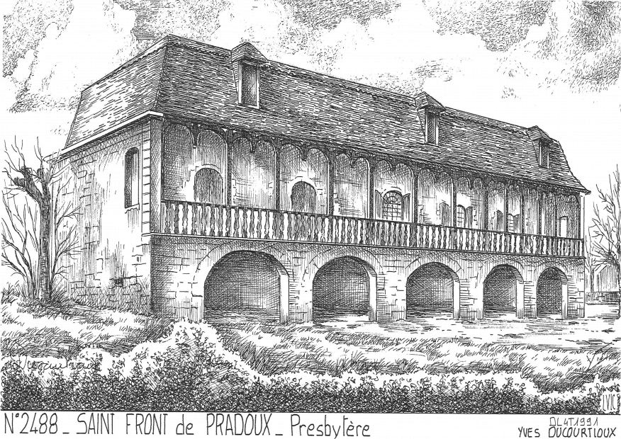 N 24088 - ST FRONT DE PRADOUX - presbyt�re
