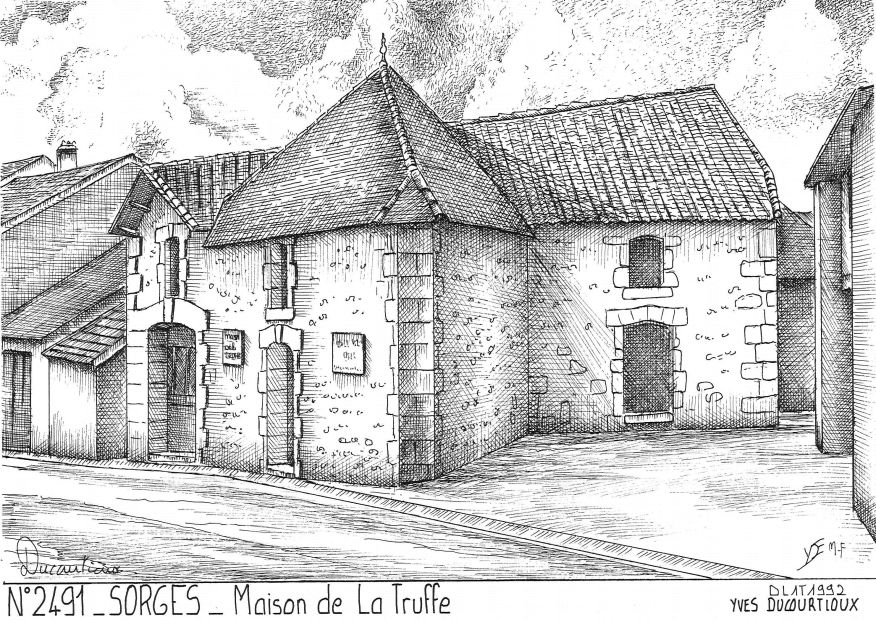 N 24091 - SORGES - maison de la truffe