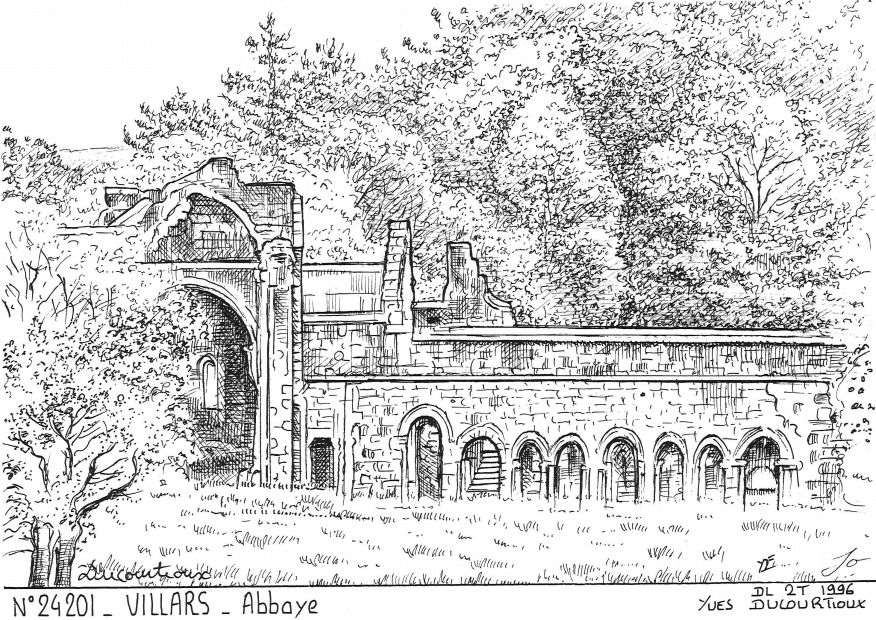 N 24201 - VILLARS - abbaye