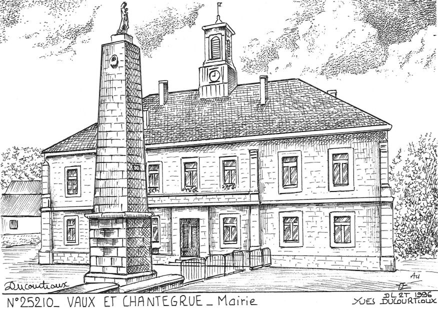 N 25210 - VAUX ET CHANTEGRUE - mairie