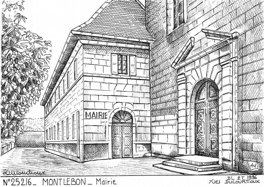 N 25216 - MONTLEBON - mairie